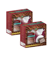 Kahve Dünyası Türk Kahvesi Orta Kavrulmuş 4x100 G + Fincan Hediyeli x 2 Adet
