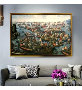 Altın Çerçeveli dekoratif tablo a1585 (Gold)
