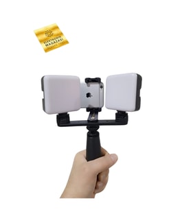 Yumuşak LED ışıklı telefon tutucu, pratik ve şık tasarım, kolay kullanım