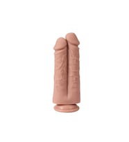 Dildo Series Anthony Double Yumuşak Doku Çiftli Realistik Strapon Dildo