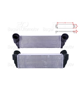 BMW X5 2007 Sonrası Turbo Radyatörü (Intercooler) 525x157x100