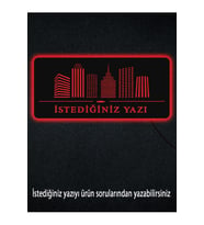 Mony Tasarım Kişiye Özel Emlak Gayrimenkul Led Işıklı Tablo (Kırmızı)
