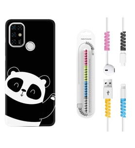 Casper E30 F20 X20 Kılıf Kablo Koruma Spiral Silikon Bay Bay Panda 1784