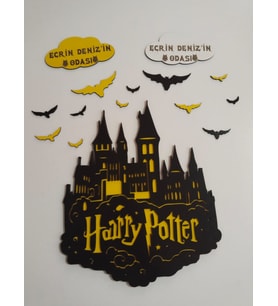 harry potter Gençler için Özel DUVAR SÜSÜ KİŞİYE ÖZEL isim yazılarak GÖNDERİLECEKTİR