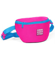Coral High Sport Pembe.A.Mavi İki Bölmeli Bel Çantası