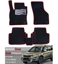 SKODA YETİ (2009-2017) Uyumlu EVA Paspas Tam Set–Oto Paspas,Araca Özel,Kolay Montaj