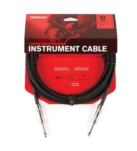 Planet Waves PW-BG-10BK Gitar Kablo 3 Metre Braided Inst Cbl Bk  Korozyona Dayanıklı - Saf Sinyal - Esnek