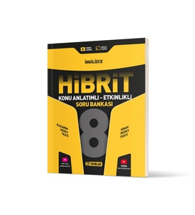 HIZ YAYINLARI 8. Sınıf İngilizce Hibrit Soru Bankası