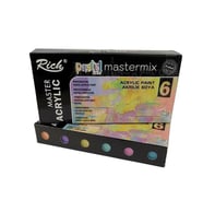 Rich Mastermix Akrilik Boya Pastel Renkler 60cc 6’lı Set