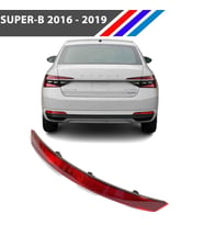 Skoda Super B Arka Tampon Reflektörü 2015 Sonrası - Sol