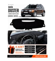 DACİA DUSTER 1.NESİL MAKYAJSIZ (2009-2013) Uyumlu Torpido Örtüsü Torpido Kılıfı - Siyah