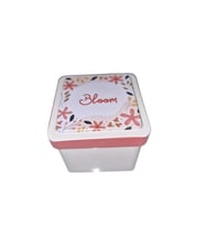 DAKS 2006 HEDİYELİK TENEKE KUTU KÜÇÜK - BLOOM 1 PINK 5.8x5.8x5.5cm