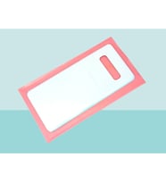 Samsung Galaxy S10 PLUS Uyumlu Arka Kapak Batarya Kapağı - BEYAZ