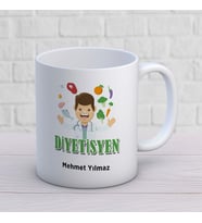 KİŞİYE ÖZEL DİYETİSYEN MESLEK KUPA BARDAK