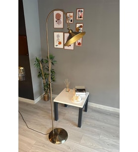 Eskitme Lambader Hareketli Başlık Modern Dekoratif Metal Salon Oturma Odası Çalışma Odası Lambası