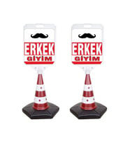 Erkek Giyim Temalı Reklam Ve Uyarı Dubası 2 Adet