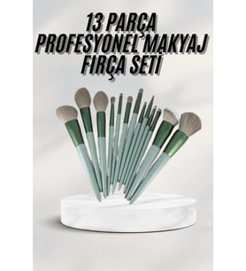 Dayanıklı Makyaj Fırçası Seti 13 Parça Yumuşak Kıllı Fırçalar Allık Fondöten Far Fırçası