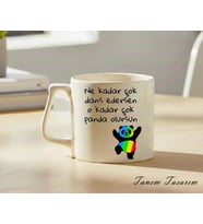 Transparan - Lüks Kupa Kahve Çay Fincanı Hediye Kupa Ofis ve Ev Için Dekoratif Şık Bardak