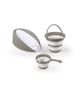 7572 OYUNCAK-ÜÇLÜ BEBEK BANYO SETİ-STONE GRİ