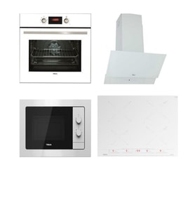 TEKA HAK 629+IZC 64630+TVT 60.1+MB 620 BEYAZ ANKASTRE SET