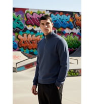 Erkek Dik Yaka Standart Kol Regular Kalıp Sweatshirt Fonksiyonel Dayanıklı Kaliteli Modern
