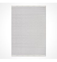 Makine Kaymaz Yıkanabilir Beyaz Dokulu Triko Salon Halısı Mutfak Halısı Koridor Halısı Yolluk 69675061