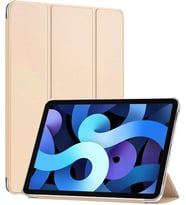 Apple iPad Air 13 2024 Kılıf (A2898-A2899) Slim Translucent Back Smart Cover Gold [iPad Air 13 2024 ile Uyumlu Kılıf - Gold]
