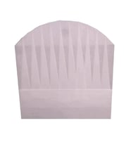 Tela Aşçı Kepi 30 cm. Beyaz 100 Adet 