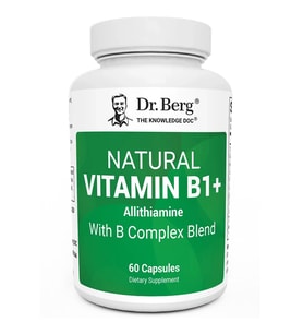 Natural Vitamin B1+ Allithiamine with B Complex Blend - 60 Capsuless