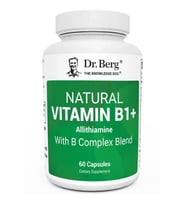 Natural Vitamin B1+ Allithiamine with B Complex Blend - 60 Capsuless