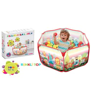 Baby Marine Katlanabilir Top Havuzu + 6 Cm 100 Adet Havuz Topu