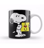 Snoopy Peanuts I Love You 03 Kupa Bardak Porselen