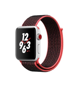 Apple Watch 1-2-3-4-5 Serisi ( 42mm - 44mm ) Uyumlu Kayış Kordon (Siyah Desenli)