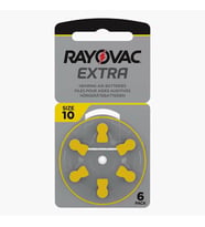 Rayovac 10 Numara Kulaklık Pili (6'lı Paket) (Siyah)