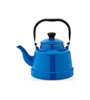 Ebru Metal Emaye Mavi Renk Çaydanlık 22 No / 4,2 Lt EMY-22