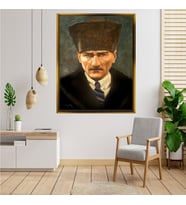 ÇERÇEVELİ ATATÜRK TABLO S391