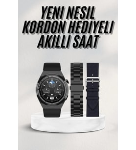 En Çok Tercih Edilen Akıllı Saat Amoled Ekran Nabız Sensörü Gps Uyumlu Adımsayar