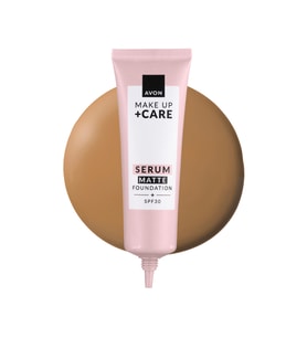 Make Up + Care 3ü 1 Arada Mat Serum Fondöten 30 Ml. 355G Light Caramel