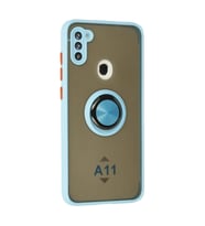 Galaxy A11 Kılıf Montreal Yüzüklü Kapak - Buz Mi