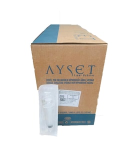 Ayset 2ml Enjektör Dental (0.40x50mm) (27g* 2) 2cc 3p Uzun 250 Adet