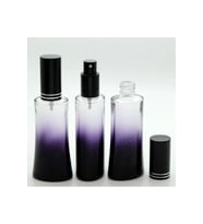 PARFÜM ŞİŞESİ 50 ML (2 ADET) SİYAH İEYFEL SİYAH METAL VALF VE KAPAK BOŞ ŞİŞE