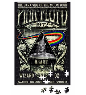 The Dark Side Of Oz Heart Puzzle 240 Parça Yapboz