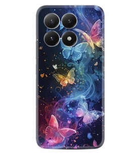 Xiaomi 15T Pro Kılıf Boutique Baskılı Resimli Neon Kelebekler Pcode -092