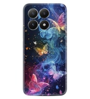 Xiaomi 15T Pro Kılıf Boutique Baskılı Resimli Neon Kelebekler Pcode -092
