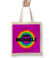 Shawn Michaels- Vintage Retro Rainbow Style Warriors Design Wrestlers-Gift Bez Çanta Uzun Saplı