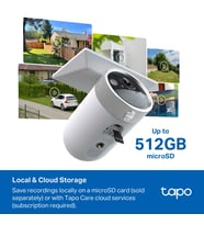 TP-LINK 8MP Bullet 3MM WIFI Kablosuz Güneş Panelli Pilli IP Kamera TAPO-C465