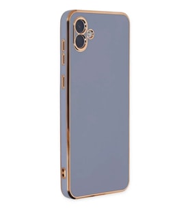 Galaxy A04 Kılıf Volet Silikon - Mavi