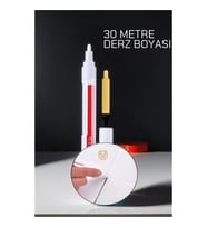 ModaCar BEYAZ Derz Boyası 30 Metre