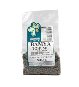 Papatya Gıda Bamya Tohumu 90 g e