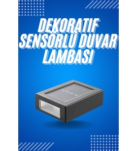 Solar Güneş Enerjili Çift Taraflı Duvar Lambası Çift Taraflı Duvar Lamba Güneş Enerjili